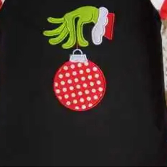 Christmas 2 piece Grinch matching set for little girls - Picture 5 of 5